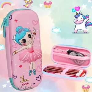 Tolltartó, 3D - és, Balerinás, vízálló, rekeszes,  23x10,5x5 cm