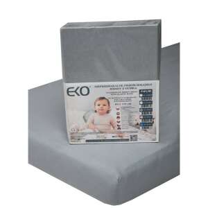 EKO Waterproof Jersey Fitted Sheet Grey 120x60 cm - Eko
