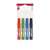 ICO Flipchart marker készlet, 4 db marker, piros, zöld, kék, fekete, 1-4 mm vágott heggyel