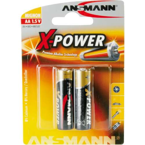 Ansmann X-Power AA lúgos elemek, 2 db-os csomag