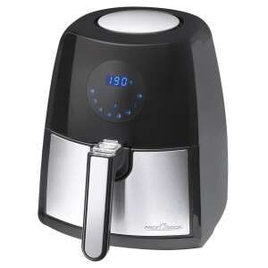 ProfiCook PC-FR 1147 H Heißluftfritteuse, 2,5L, 1500W, Schwarz-Silber - Airfryer