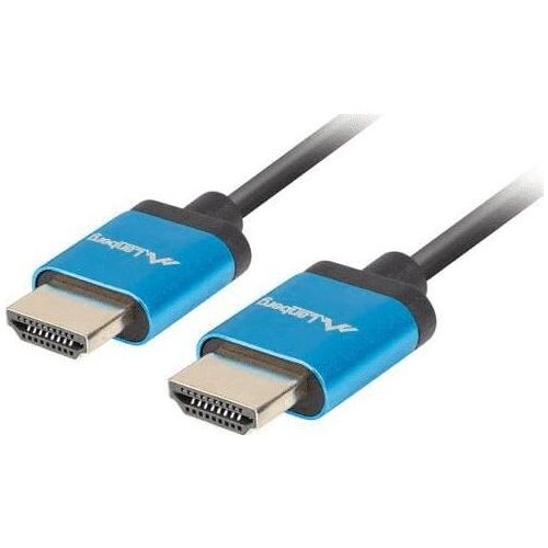 LANBERG HDMI 2.0 Kábel - 0,5m - Fekete - 4K 173805560 - Lanberg
