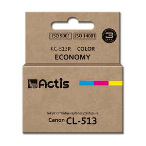 Actis KC-513R színes tintapatron, kompatibilis Canon CL-513-mal, gazdaságos csomag - Actis