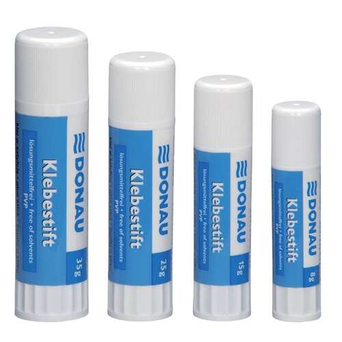 DONAU Glue Stick, 8g, 15g, 25g, 35g, collage of glue sticks