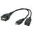 Gembird USB A - USB Micro B F/M Datenkabel 0,15 m OTG schwarz A-OTG-AFBM-04 133862179