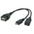 Gembird USB A - USB Micro B F/M Datenkabel 0,15 m OTG schwarz A-OTG-AFBM-04 133862179