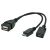 Gembird USB A - USB Micro B F/M Datenkabel 0,15 m OTG schwarz A-OTG-AFBM-04 133862179