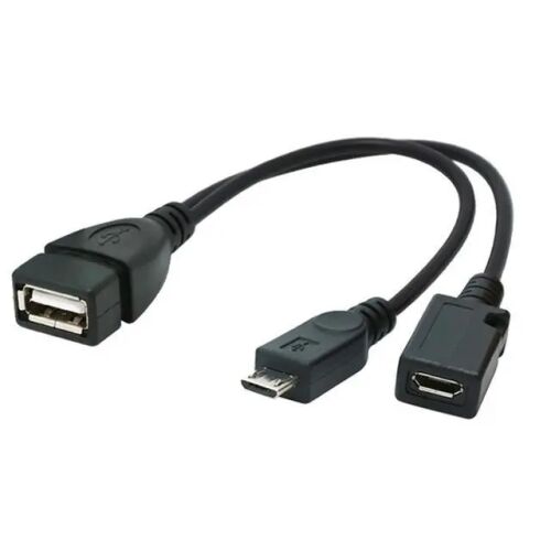 Gembird USB A - USB micro B F / M cablu de date 0,15 m OTG negru A-OTG-AFBM-04 (A-OTG-AFBM-04)