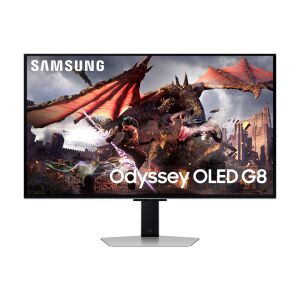 Samsung Odyssey OLED G8 32-inčni UHD gaming monitor prednji pogled - Samsung