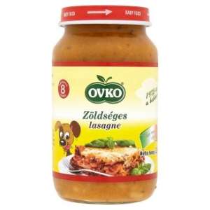 Ovko gluténtartalmú #zöldséges lasagne sajttal bébiétel 8 hó/220 g 12db 30213117
