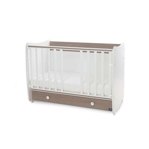 Lorelli Dream kiságy, fehér kávé színben, fiókkal