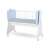 Lorelli First Dreams ringatható bölcső 105x55 - White / Baby Blue New 103569153