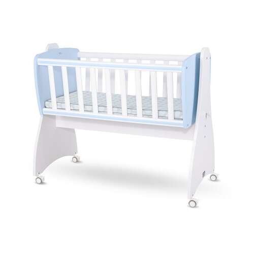 Lorelli First Dreams ringatható bölcső 105x55 - White / Baby Blue New 103569153