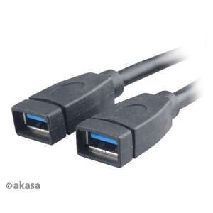 Kábel USB Átalakító Akasa USB 3.0 (Female) - 2x USB 3.0 (Female) 15cm Belső 58330184 
