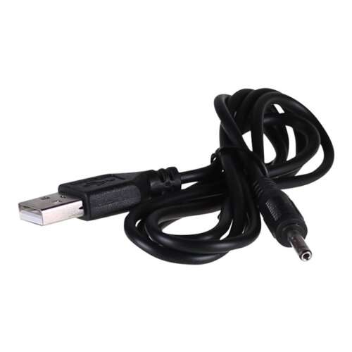 AKYGA USB A to 3.5 x 1.35 mm DC cable, black