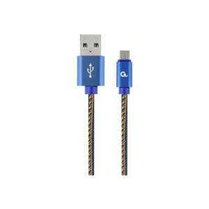 Kabel Gembird Gembird USB muški - Micro USB muški Premium traper 1m plavi 58659208 - Gembird