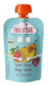 Fruchtbar Bio Cukor-és gluténmentes Guava papaya mangó banán 6hó/100g 16db 30213139
