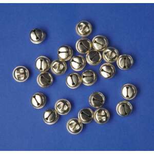 25 de clopoței argintii de 15 mm, marca Playbox - Nonbrand Decorațiuni de Crăciun