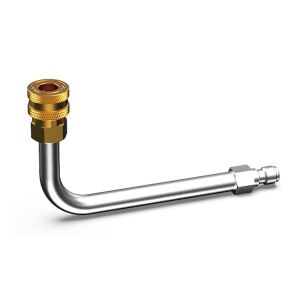 Riwall 90-degree pressure washer nozzle, RPPW 207 SET, angled view - Pressure Washer Accessory