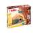 Teifoc building set, small house with benches, brick construction toy, packaging