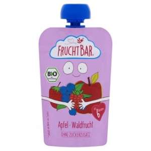 Fruchtbar Bio Cukor-és gluténmentes Alma erdei gyümölcs 6hó/100g 16db 30213152