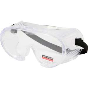 YATO safety glasses, clear polycarbonate impact resistant goggles with adjustable strap - Work Safety
