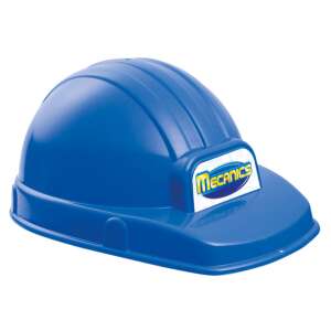 Kék műanyag Mechanics védősisak gyerekeknek, szerepjátékhoz - Barkácsolás, Autópálya & Parkolóház és Figura