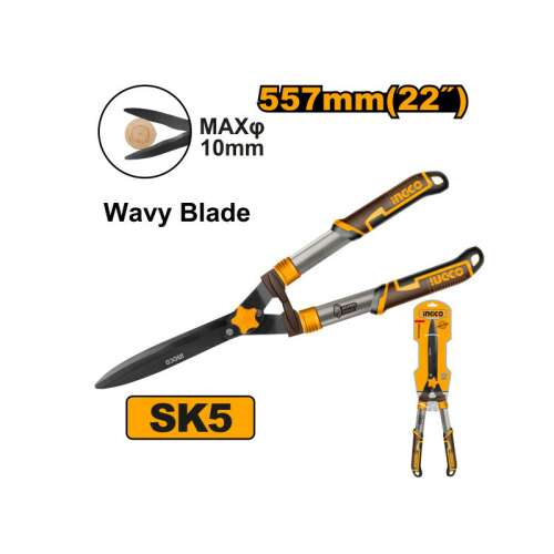 INGCO Sövényvágó Olló - SK5 Acél - 557 mm