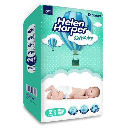 Helen Harper Panama Baby Nadrágpelenka 4-8kg Mini 2 (43db)
