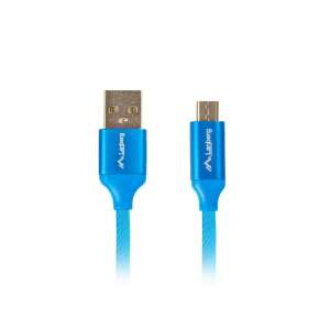 Cablu USB Lanberg CA-USBM-20CU-0010-BL 1 m USB 2.0 Micro-USB A la USB A albastru - Cabluri de date