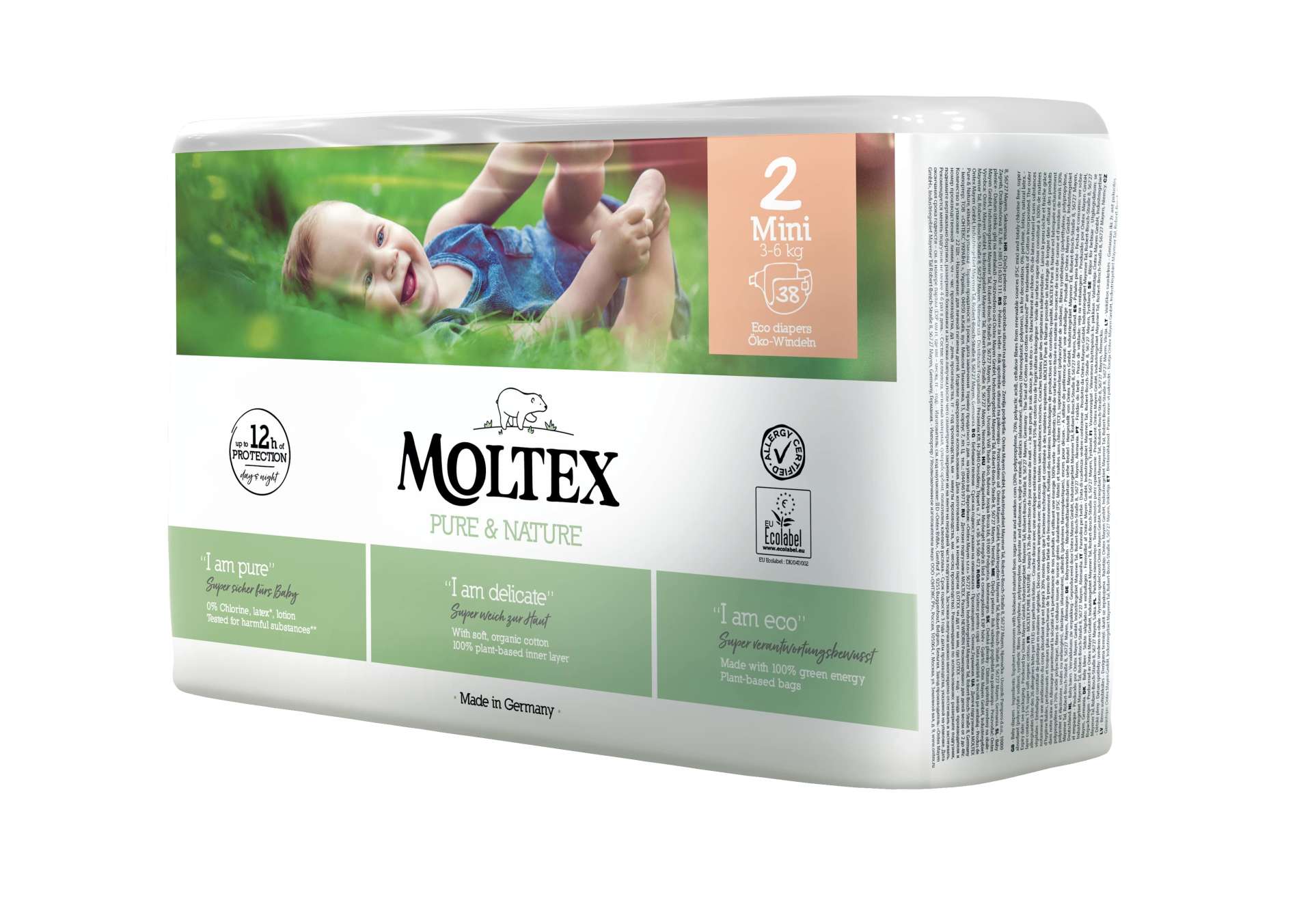 Moltex Öko Pelenka 3-6kg Mini 2 (38db)