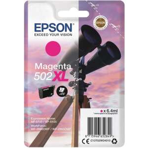 Epson T02W3 Magenta 502XL Ink Cartridge, 6.4ml, C13T02W34010 - Printer supply
