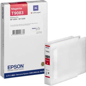 Wkład atramentowy Epson T9083 Magenta XL do drukarek WorkForce Pro WF-6090 i WF-6590 - Epson