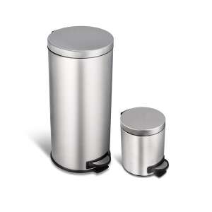 TOO TC-5/30-110SS stainless steel pedal bin set, 30 and 5 liter - Furniture