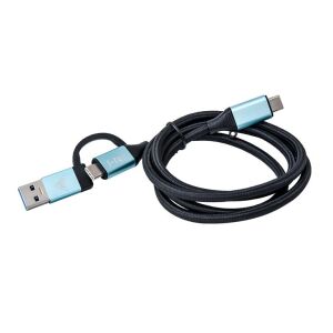i-tec USB-A zu USB-C Kabel, 1m, Blau - I-Tec