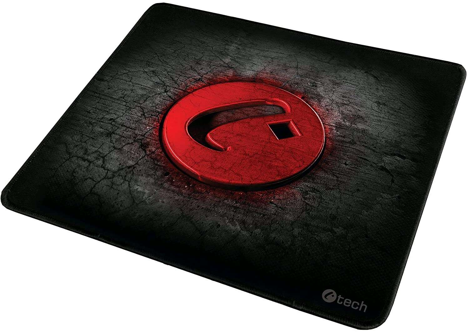 C-TECH Anthea 320 x 270 x 4 mm, 3D szövet fekete-piros gamer egérpad