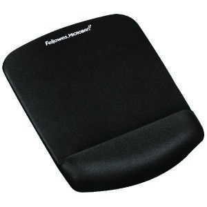 Fellowes PlushTouch fekete egéralátét csuklótámasszal - Fellowes
