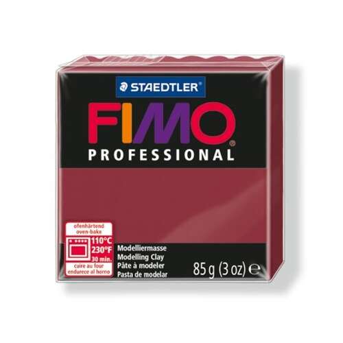 FIMO "Professional" égethető bordó gyurma (85 g)