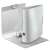 Leitz "180 Active Style" 82 mm A4 PP ring binder, crystal white, open view