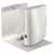 Leitz "180 Active Style" 82 mm A4 PP ring binder, crystal white, open view