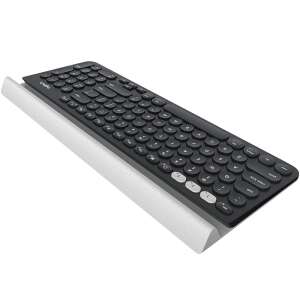 Logitech K780 US wireless black keyboard, angled view - Keyboard