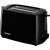 Severin AT 2287 toaster, black, front view