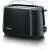 Severin AT 2287 toaster, black, front view