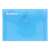 DONAU A7 plic de plastic albastru pentru documente cu închidere cu clapetă