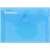 DONAU A7 plic de plastic albastru pentru documente cu închidere cu clapetă