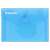 DONAU A7 plic de plastic albastru pentru documente cu închidere cu clapetă