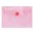DONAU A7 plic document roz cu închidere cu clapetă