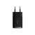 Baseus kompakt gyorstöltő, 2x USB, fekete, 10.5W