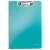 LEITZ A4 "Wow" Clipboard, Ice Blue, with geometric pattern