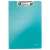 LEITZ A4 "Wow" Clipboard, Ice Blue, with geometric pattern
